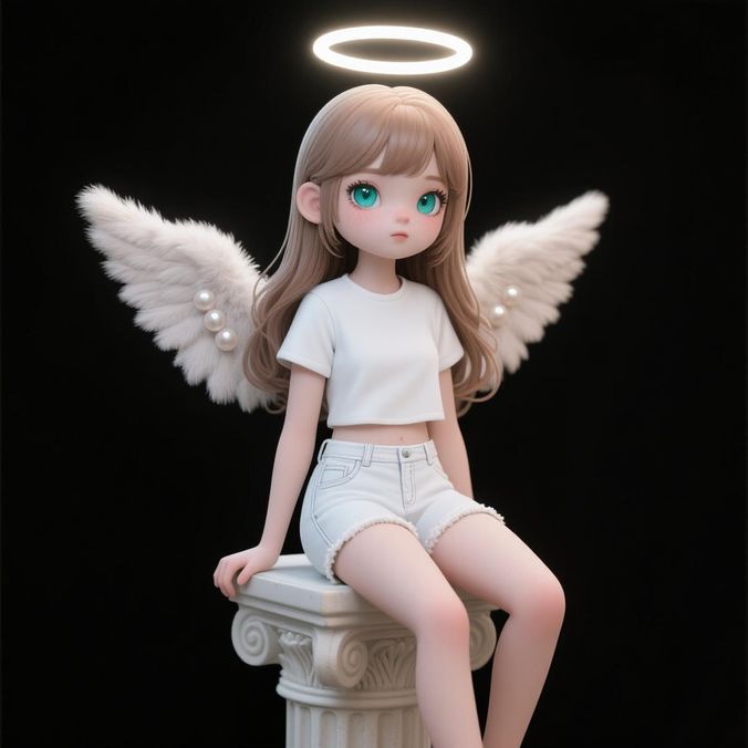 image-effects/angel-figurine